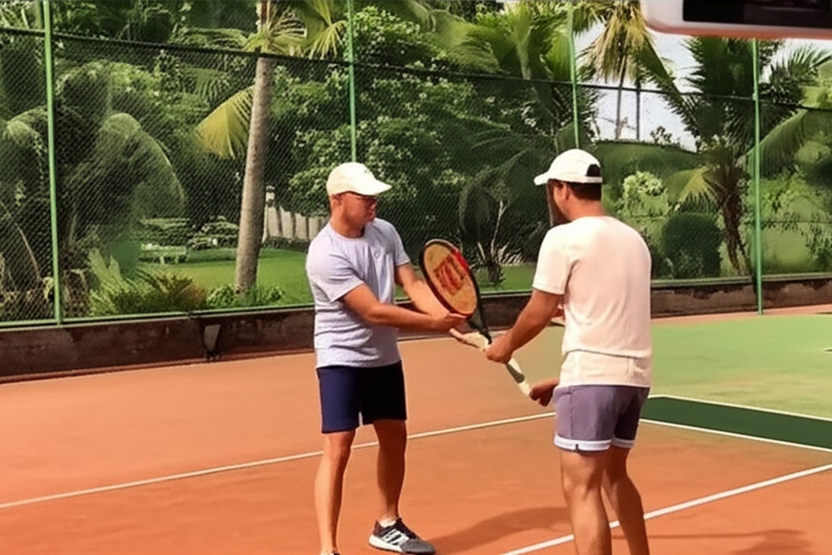 Private tennis lesson in Bali